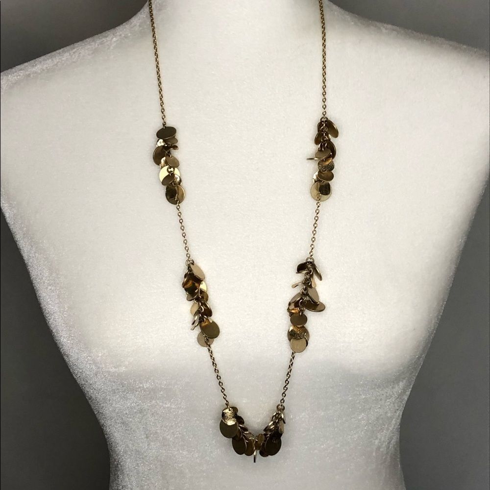 Lydell NYC Gold tone Long Chain Necklace 32in